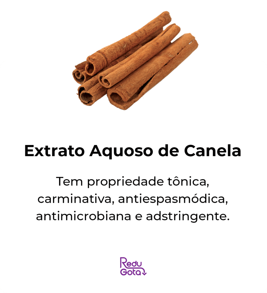 ing redugota - Extrato Aquoso de Canela